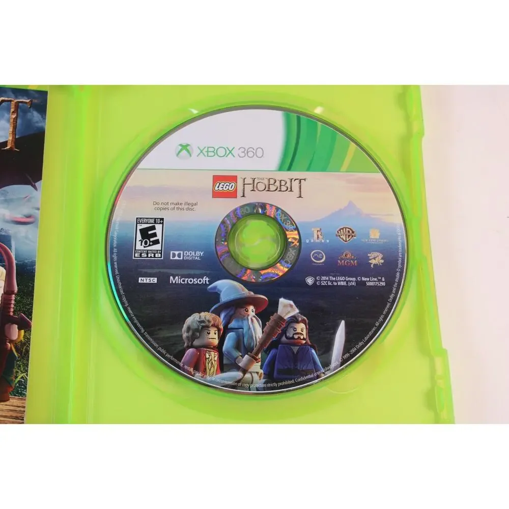 LEGO The Hobbit (Microsoft Xbox 360, 2014) Authentic, Complete, Tested/Works